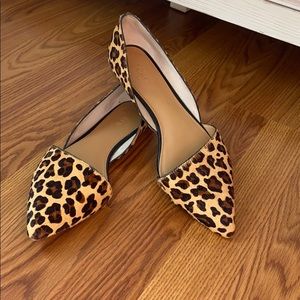 Jcrew calf hair flats